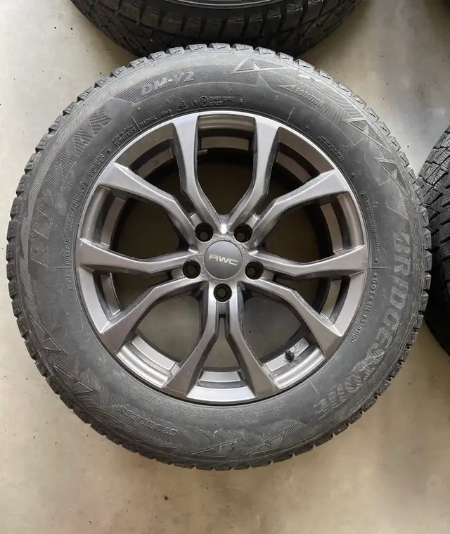 Bridgestone Blizzak DM-V2 225/65R17 + DAI Alloy Rims 5x110 in Tires & Rims in Ottawa - Image 6
