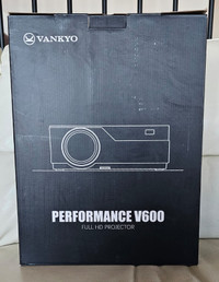 New & Sealed Vankyo Full HD 1080 Projector with built in speaker
