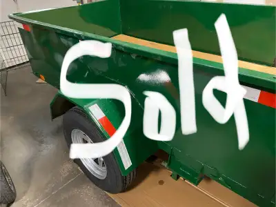 Steel utility trailer 4 1/2 x 8 new 2”coupler, wiring and lighting new tires and rims new floor bear...