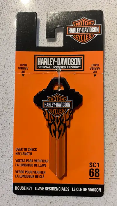 Key Blank Harley Davidson style , View more