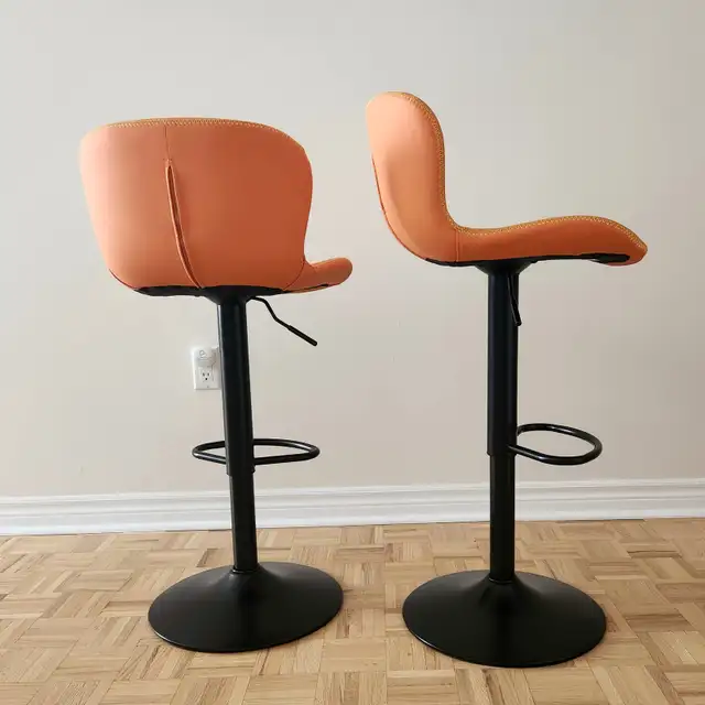 Bar Stools, Set of 2, Swivel Height Adjustable in Chairs & Recliners in City of Toronto - Image 3