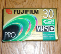 $10 New sealed (vintage) Fujifilm VHS-C camcorder cassette tape