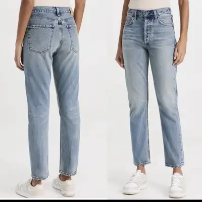 COH Charlotte High Rise Straight Denim Jeans Blue 23, View more