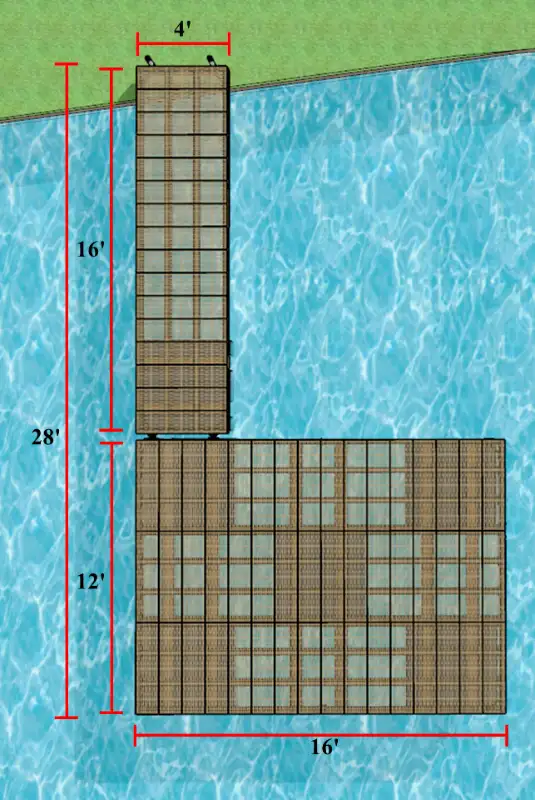 DIY - Ensemble de quais 4'x16' SF-HD et 12'x16' F-HD - Thruflow in Patio & Garden Furniture in Granby - Image 2