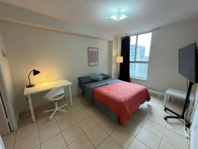 Hey guys:) A fully furnished room with private toilet is available in a great central location. Addr...