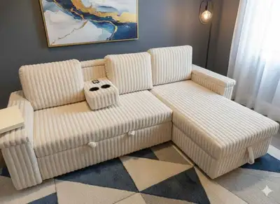 Corduroy Sectional Sofa, View more