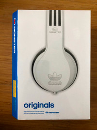 Monster Adidas Originals Over Ear Headphones-White (128555)