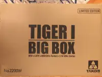 Tiger 1 Big Box limited edition - takom (model tanks)
