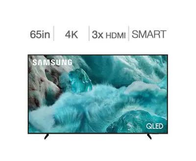 Samsung 65" Q7F Series 4K UHD HDR QLED Tizen Smart TV 2025 - BOX, View more