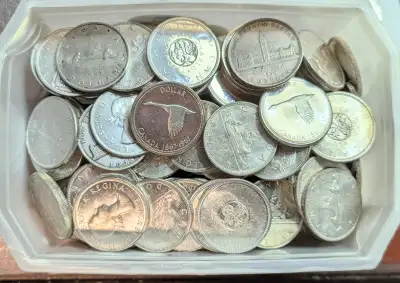 SILVER COINS. Dimes, Quarters, Halves, Silver Dollars Junk!, View more