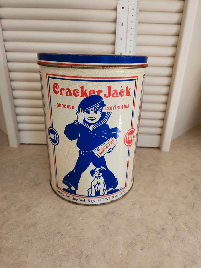 Vintage Cracker Jack Tin in Arts & Collectibles in Saskatoon