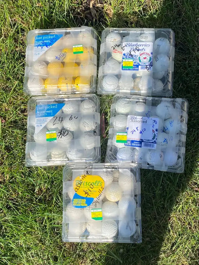 Assorted Golf balls -  Topflite, Pinnacle, Titleist, Nike,541618094138337282