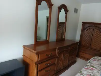 Dresser mirrored and tall boy, View more