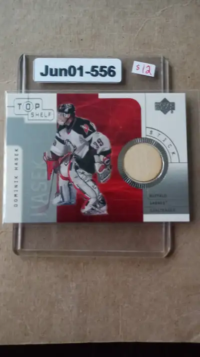 2001-02 Upper Deck Top Shelf Stick Dominik Hasek # S-DH goalie, View more