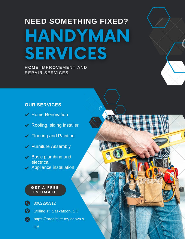 Handyman Saskatoon  in Renovations, General Contracting & Handyman in Saskatoon