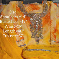 Women clothing (3piece indian dress with ghotta work)
