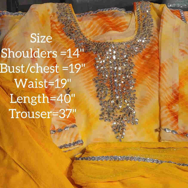 Women clothing (3piece indian dress with ghotta work) in Women's - Dresses & Skirts in St. Catharines