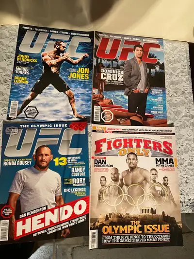 4 UFC Magazines in great shape! , View more