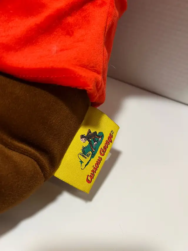 Curious George Plush Brown Monkey Ape 31" Stuffed Animal Red in Toys in Windsor Region - Image 4