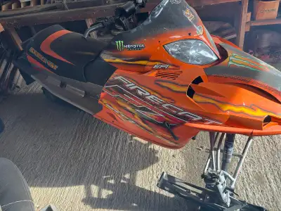 Mechanically perfect. Fast sled. Hood had some damage but fixed almost perfect. Not a crash. In stor...