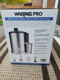 Brand New Waring Pro Professional Juice Extractor - JEX 328C