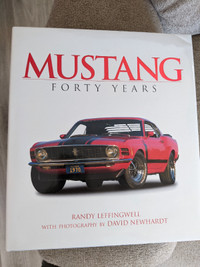 MUSTANGS FORTY YEARS HARDCOVER BOOK