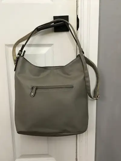 “David Jones” Grey Shoulder/Handbag-14 1/2”W 13”H, View more