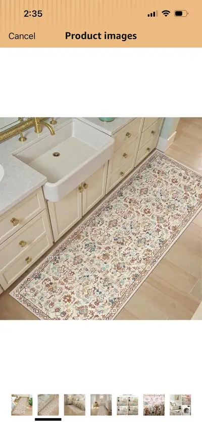 New Washable Area Rug 2'x6' Patterned Runner, View more