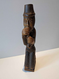 South American Carved Wood Statue