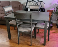 DINING TABLE WITH 4 CHAIRS