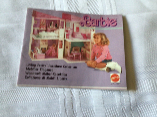 Barbie Living Pretty Furniture Collection catalogue 1987 in Toys & Games in Thunder Bay