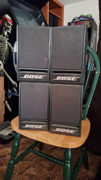 Bose Speakers - 4 Bookshelf + Sub