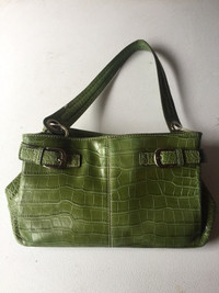 Tommy Hilfiger faux leather olive green purse/handbag