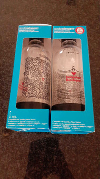 2 Brand New 1L size soda stream bottles