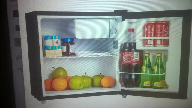 Black Single Refrigerator,  1.6 in Refrigerators in Bedford - Image 3