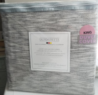 Flannel King duvet set BNIP