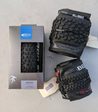 27.5" (650B) folding bead MTB tires - WTB & Schwalbe - New