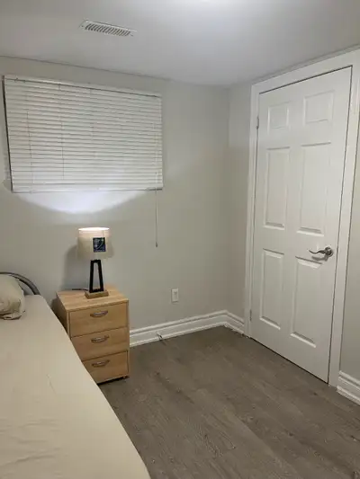 A private furnished room is available for rent in a clean and well-kept 3-bedroom basement. We are c...