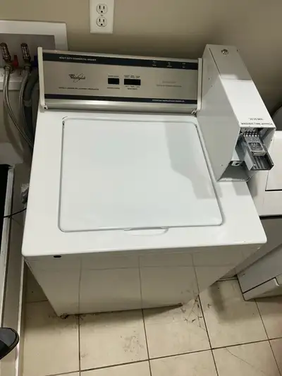 Whirlpool Coin op Washer and Dryer , View more
