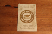 Vintage Cow Brand Baking Soda Cook Book