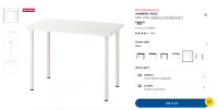 IKEA Desk "LINNMON / ADILS" For Sale
