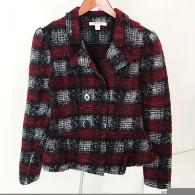 NEW - Katherine Barclay - (Size M) Women's Button Up Coat Jacket, View more