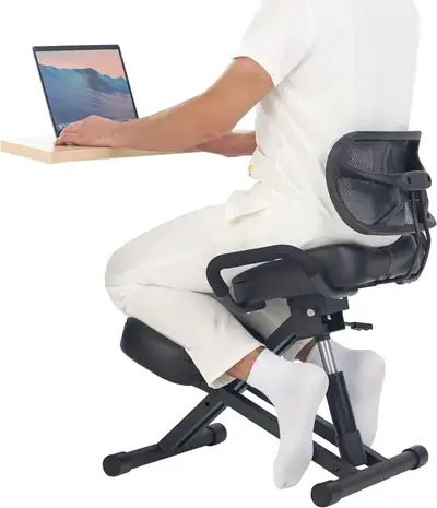 save $240 : Master Massage Ergonomic Kneeling Chair Back Support, View more