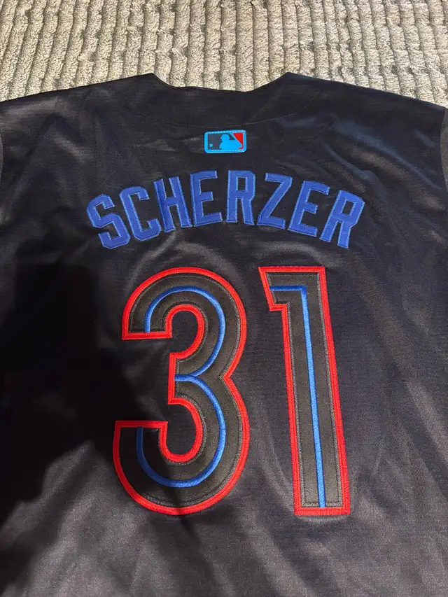 Max Scherzer Toronto Blue Jays City Connect Jersey New in Baseball & Softball in Guelph - Image 2