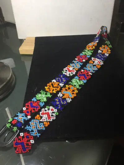 VINTAGE NATIVE INDIAN Beaded Belt, View more