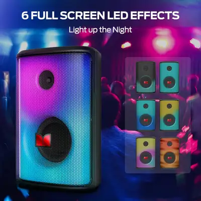 Monster M172 Floor Standing Bluetooth Speaker with 80W Power, Wa, View more