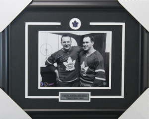 Johnny Bower Autographed Toronto Maple Leafs 1967 Stanley Cup Champions  11x14 Photo