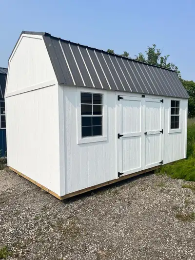 10x16 Side Lofted Barn, Voir plus