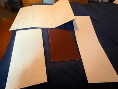 Folding dining room table protection for rectangular table. 4 pieces. $20 for all. Must take all 4 -...