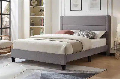 Say goodbye to squeaky, unstable beds. This sturdy bed frame is built for comfort, support, and long...